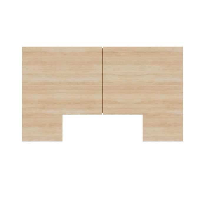 Nordika James Queen Headboard - Natural Blonde Oak
