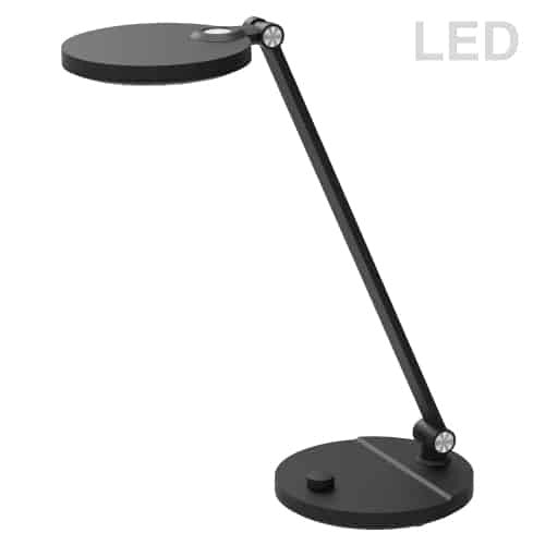 Dainolite Prescott Table Lamp 8w Matte Black Finish