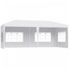 Outsunny 18.7' X 9.4' Party Tent, Portable Folding Wedding Tent, Garden Canopy Event Shelter, Outdoor Sunshade With 4 Removable Sidewalls, White