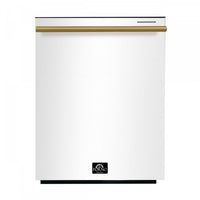 Forno Pozzo 24 in. Built-In Tall Tub Top Control White Dishwasher, 49 dBA - FDWBI8067-24WHT 