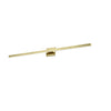 Dainolite Arandel Vanity Light 4\"d 24w LED Aged Brass White Acrylic Diffuser Lamp