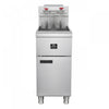 FORNO Commerciale Propane Gas Deep Fryer, 3 Burners 90,000 BTU, 40 lbs Oil Capacity - FCMGF0016