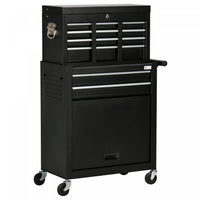 Durhand 6-drawer Lockable Tool Chest Rolling Workshop Tool Organizer