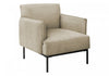 Monarch Specialties - Accent Chair, 33" H, Upholstered, Living Room, Bedroom, Beige Fabric, Contemporary | Monarch Specialties - Chaise D'Appoint, 33"H, Rembourre, Salon, Chambre A Coucher, Tissu Beige, Contemporain