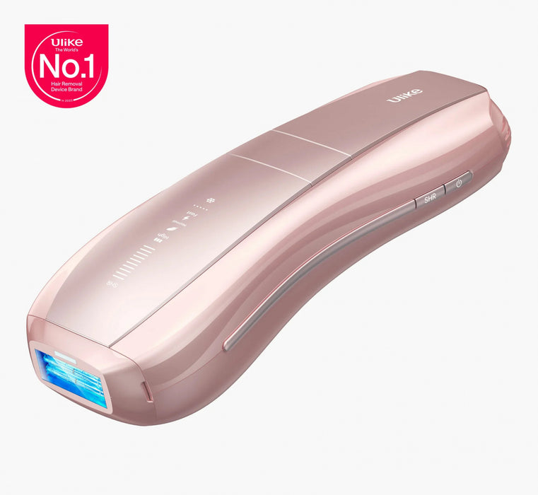 Ulike Air 10 IPL Laser Hair Removal Device - Dual Lights, SHR Mode & Ice Cooling - Pink
