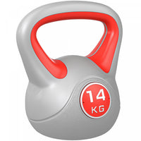 Soozier 31 lb Soft Kettlebell, Sand Filled Weight with Grip Handle, Red