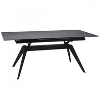 Larkin 63-86 in. Extendable Ceramic Dining Table (Seats 6-8) 