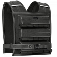 Soozier 33lbs Adjustable Weighted Vest With 15 Metal Weights