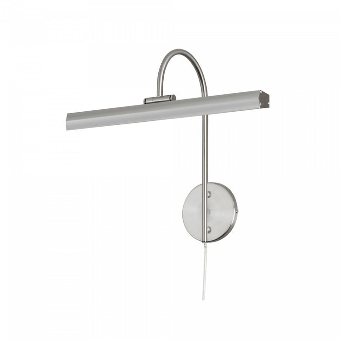 Dainolite Display/Exhibit Picture Light 24w Satin Chrome Finish Lamp