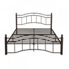 Jackson Metal Bed Frame With Underbed Storage,copper King Bed