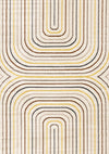 Marley Multi-Colour Double Rainbow Area Rug - 5'3\" x 7'7\"