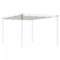 Outsunny Retractable Replacement Pergola Canopy For 10' X 13' Pergola, Pergola Cover Replacement, Cr