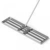 Costway Lawn Leveling Rake 42\" X 10\" Heavy Duty Level Lawn Tool For Garden Backyard/lawn Silver