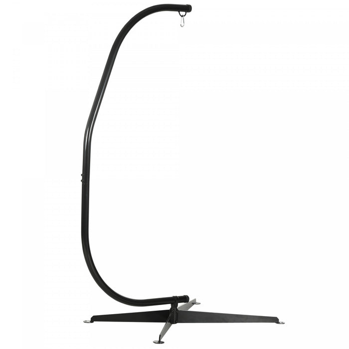 Outsunny Hanging Hammock Stand Hammock Chair Stand C Stand Steel Heavy Duty Stand For Hanging Hammock Air Porch Swing Chair Indoor Outdoor (only Construction)