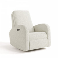 Storkcraft Santa Monica Power Recliner - Ivory Boucle
