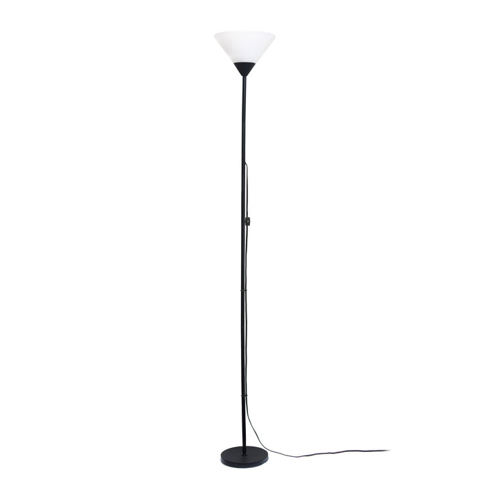 Klara 1 Light Torchiere Floor Lamp, Onyx, 70\"H