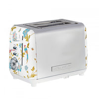 Laura Ashley Stainless Steel 2-Slice Elveden White Toaster - VQ-SBT582-LAEW-CA