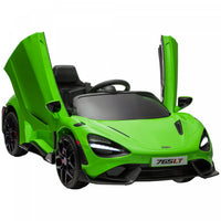 Qaba Mclaren 765lt Licensed 12v Powered Ride-On Car, Battery Powered Kids Electric Car With Scissor 