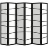 HOMCOM Folding Room Divider, 6 Panel Privacy Screen for Home Office, White