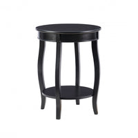 Rainbow Chairside Table - Black