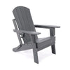 Lake Country Outdoors High-Density Polyethylene Adirondack Chair - Grey Patio Seat | Chaise Adirondack Lake Country Outdoors en polyethylene haute densite - Grise