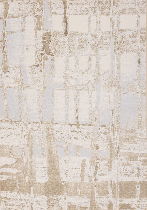 Isabelle Distressed Cream Area Rug - 7'10\" x 10'10\"