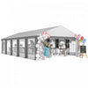 Outsunny 20'x33' Large Party Tent & Carport for Outdoor Events, Grey