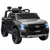 Qaba Ford Ranger Licensed 12v Powered Ride-On Car With Rear Storage, Battery Powered Kids Electric Car Truck With Remote Control, Spring Suspension, Headlights, Music Horn, Grey