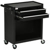 Durhand Rolling Garage Workshop Tool Organizer 2 Drawer Tool Chest