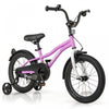 Costway 16\" Kids Bike For 4-7 Years Old Boys & Girls With Adjustable Seat Handbrake Reflectors Purple