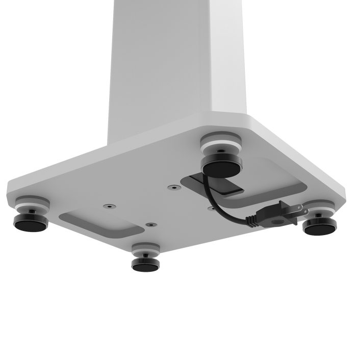 Kanto SX26 26\" Fillable Speaker Stands with Isolation Feet and Fillable Channel - Pair, White