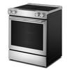 KitchenAid® 6.4 Cu. Ft. Electric Downdraft Slide-In Range - PrintShield™ Stainless Finish - KSEV730TPS  | Cuisinière électrique encastrée KitchenAid de 6,4 pi3 à aspiration descendante - fini en acier inoxydable PrintShieldMC - KSEV730TPS