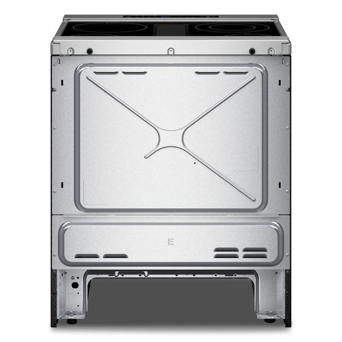 KitchenAid® 6.4 Cu. Ft. Electric Downdraft Slide-In Range - PrintShield™ Stainless Finish - KSEV730TPS 