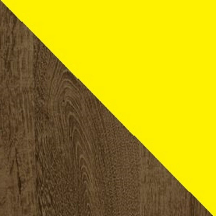 Manhattan Comfort Liberty 62.99\" Mid-Century Modern TV Stand with 3 Shelves & 2 Doors - Rustic Brown & White