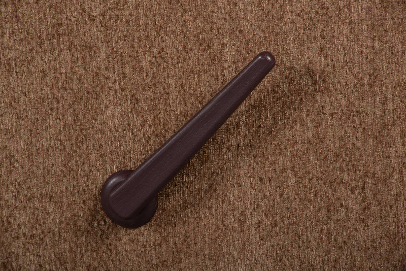 Made in Canada 35\" BChenille Fabric Rocker Reclining Chair - Brown