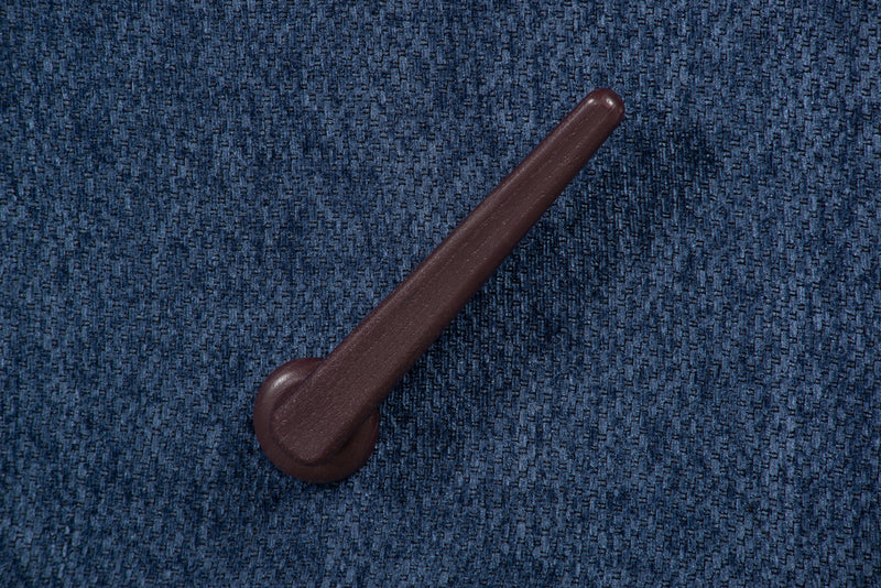 Made in Canada 35\" Chenille Fabric Rocker Reclining Chair - Navy Blue