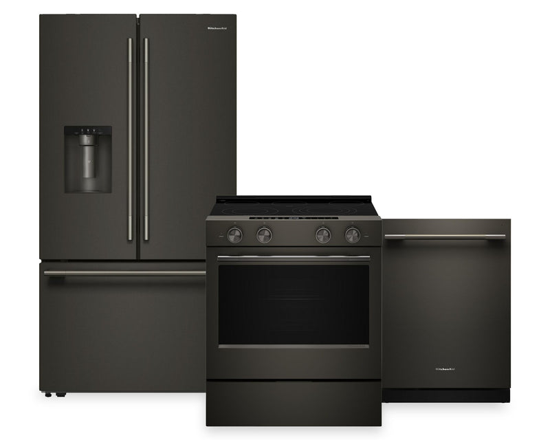KitchenAid 3-Piece Kitchen Appliance Package – Black Ore