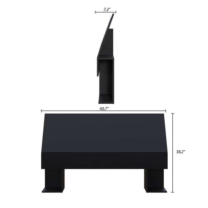 Nordika Queen Panel Headboard - Black