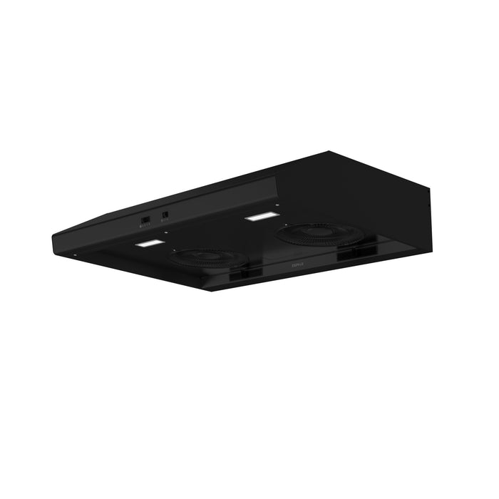 Zephyr Cyclone 30\" Under Cabinet Range Hood - Black - AK6500CB