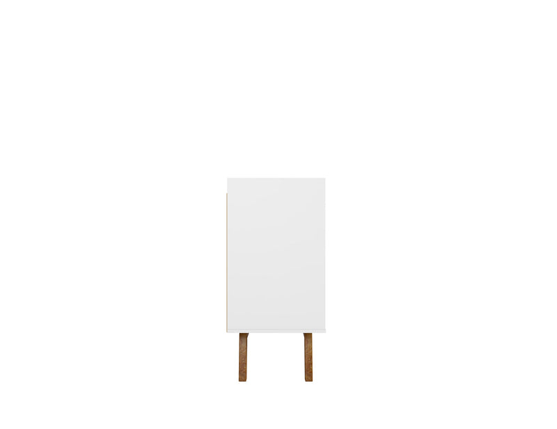 Manhattan Comfort Addie 53.54” Sideboard with 5 Shelves - White