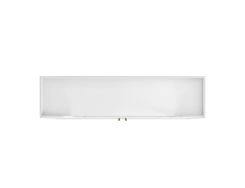 Manhattan Comfort Addie 53.54” Sideboard with 5 Shelves - White