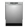 Hisense 24” Front Control Dishwasher with 3rd Rack – Stainless Steel - HDWH12B3FR8E