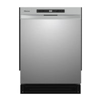 Hisense 24” Front Control Dishwasher with 3rd Rack – Stainless Steel - HDWH12B3FR8E