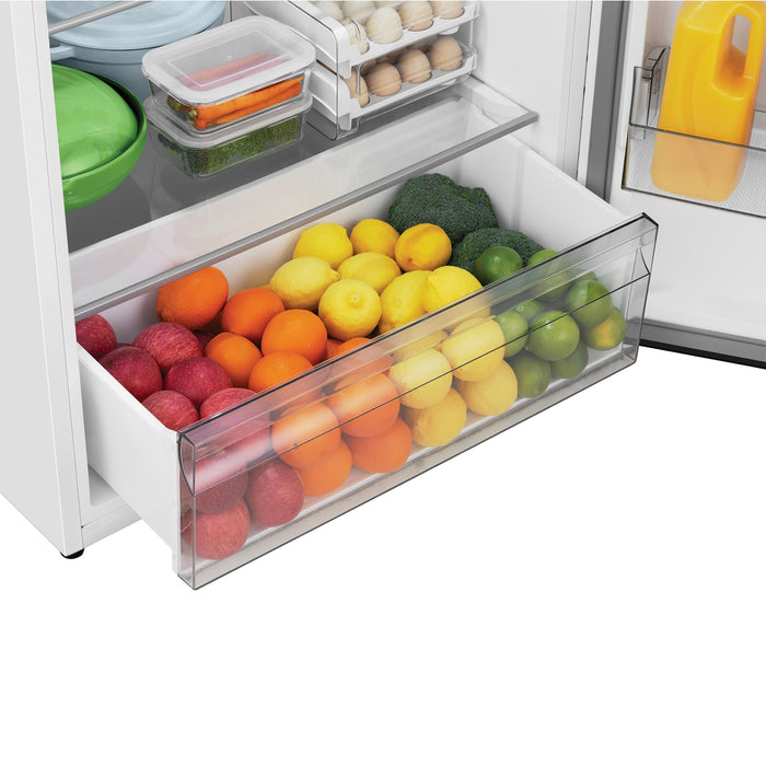Hisense 30” 18 Cu. Ft. Counter-Depth Top-Mount Refrigerator – Stainless Steel - RT18N3AWE
