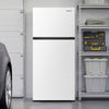 Hisense 30” 18 Cu. Ft. Counter-Depth Top-Mount Refrigerator – Stainless Steel - RT18N3AWE | Réfrigérateur Hisense de 18 pi3 et de 30 po de profondeur comptoir à congélateur supérieur - acier inoxydable - RT18N3AWE