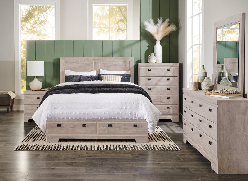 Yorkdale Bedroom 6-Drawer Dresser, 61.4\"W x 32.3\"H, Made in Canada - White