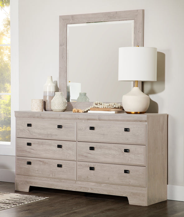 Yorkdale Bedroom 6-Drawer Dresser, 61.4\"W x 32.3\"H, Made in Canada - White