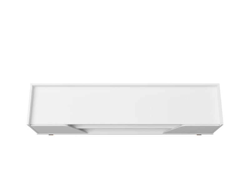 Manhattan Comfort Mid-Century Modern Marcus 62.99\" TV Stand with Solid Wood Legs - White