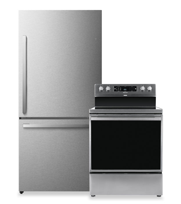 Hisense 2-Piece Kitchen Appliance Package – Stainless Steel 