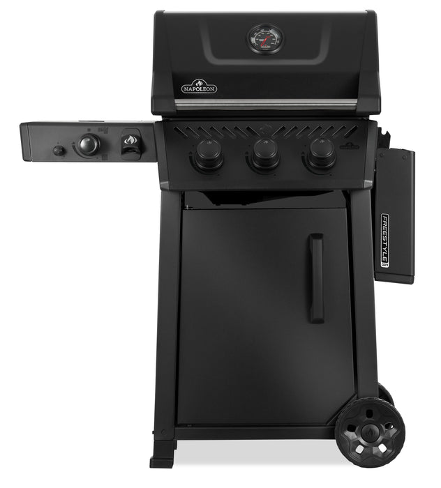 Napolean Freestyle™ PRO 365 43,000 BTU Gas Grill with Infrared Side Burner – Matte Black - FP365DSIBNMK-1